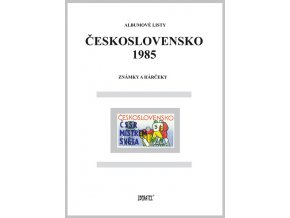 Albumové listy Československo 1985 I