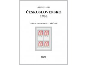 Albumové listy Československo 1986 II