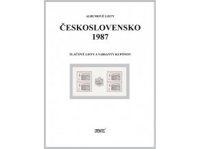 Albumové listy Československo 1987 II