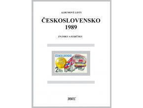 Albumové listy Československo 1989 I