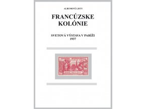 Albumové listy Franc kol 1937 Výstava Paris