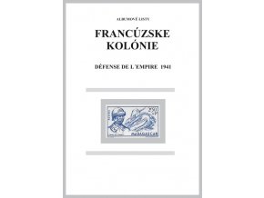 Albumové listy Franc kol 1941 Défense de ľ empire