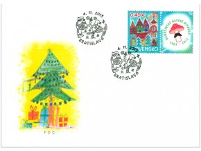 SR 2013 / 550 / Vianočná pošta FDC