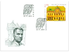 SR 2015 / 601 / Umenie - Dušan Samuel Jurkovič FDC