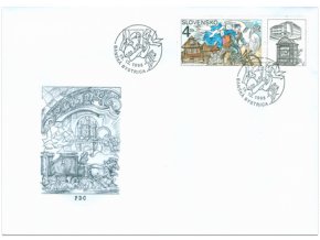 SR 1998 / 168 / Deň poštovej známky FDC