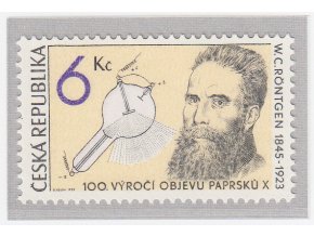 ČR 1995 / 090 / 100. výr. objavenia lúčov X