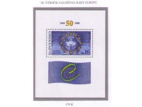 SR 1999 / 179 H / 50. výročie založenia Rady Európy