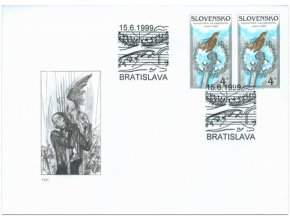 SR 1999 / 181 / Slovenská filharmónia FDC