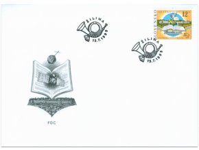 SR 1999 / 184-185 / 125. výročie Svetovej poštovej únie FDC (2)