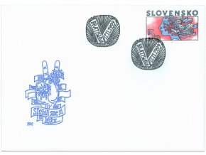 SR 1999 / 195 / Nežná revolúcia FDC