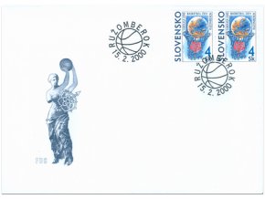 SR 2000 / 206 / Euroliga 2000 - basketbal žien FDC