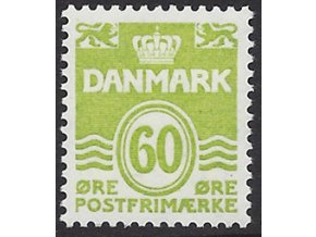 Dánsko 1976 /621/ Výplatná: Vlnovky bez sŕdc **