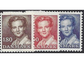 Dánsko 1982 /753-755/ Výplatná: Kráľovná Margareta II. **