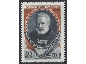 ZSSR 1952 /1632/ 150. výročie narodenia V. Hugo **