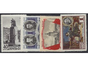 ZSSR 1955 /1752-1755/ 10 rokov zmluva o poľsko-sovietskom priateľstve **