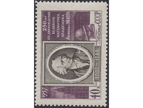 ZSSR 1957 /1936/ 250. výročie narodenia L. Euler **