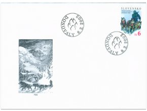 SR 2002 / 257 / ME v šprinte psích záprahov Donovaly FDC