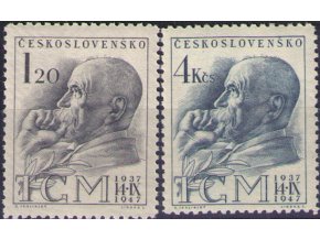 ČS 1947 / 0458-0459 / T. G. Masaryk  **