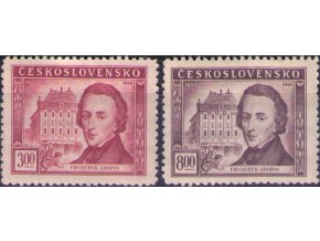 ČS 1949 / 0517-0518 / F. Chopin  **