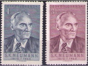 ČS 1950 / 0546-0547 / S. K. Neumann  **