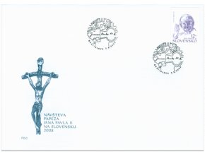 SR 2003 / 307 / Pápež Ján Pavol II. / FDC