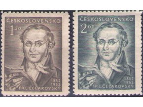 ČS 1952 / 0677-0678 / F. L. Čelakovský **