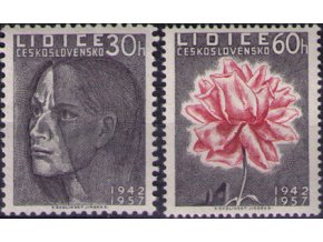 ČS 1957 / 0950-0951 / Lidice **