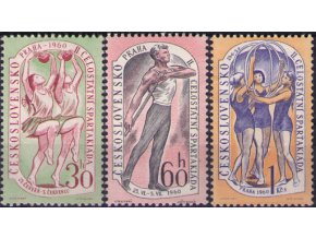 ČS 1960 / 1119-1121 / II. Spartakiáda **