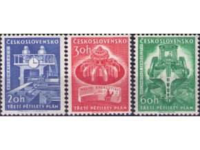 ČS 1961 / 1155-1157 / 3. päťročný plán **