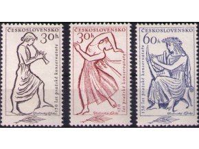 ČS 1961 / 1179-1181 / 150 r. Pražského konzervatória **