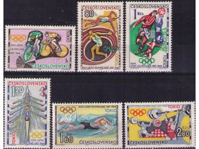 ČS 1964 / 1394-1399 / LOH Tokio **