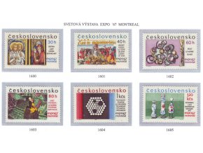 ČS 1967 / 1600-1605 / Expo 67 Montreal **