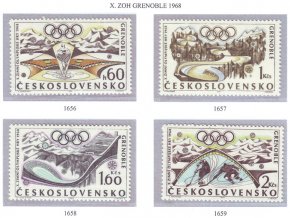 ČS 1968 / 1656-1659 / ZOH Grenoble **