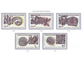 ČS 1968 / 1699-1703 / Geologický kongres **