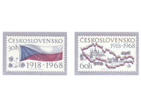 ČS 1968 / 1719-1720 / 50 rokov ČSR **