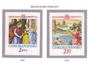 ČS 1974 / 2102-2103 / Bratislavské gobelíny I **