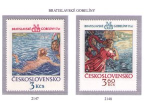 ČS 1975 / 2147-2148 / Bratislavské gobelíny II **