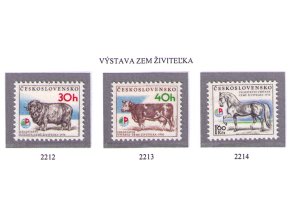 ČS 1976 / 2212-2214 / Výstava Zem živiteľka **
