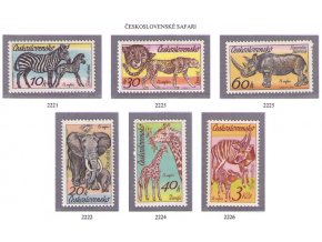 ČS 1976 / 2221-2226 / Čs. safari **