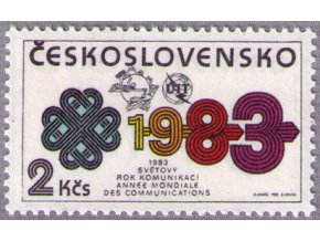 ČS 1983 / 2581 / Rok komunikácií **