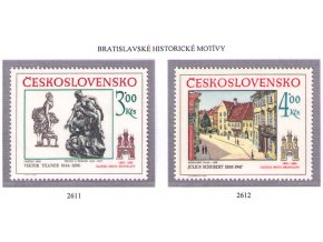 ČS 1983 / 2611-2612 / Bratislavské motívy **