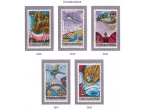 ČS 1984 / 2638-2642 / Interkozmos **