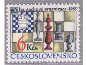 ČS 1985 / 2694 / 80 rokov šachovej federácie **