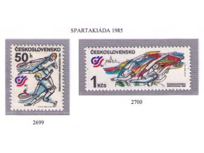 ČS 1985 / 2699-2700 / Čs. spartakiáda 1985 **
