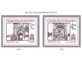 ČS 1986 / 2756-2757 / Bratislavské motívy **