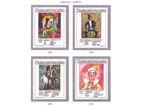 ČS 1986 / 2768-2771 / Cirkusy a varieté **
