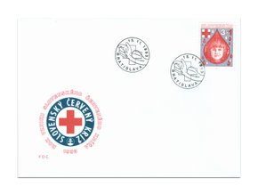 SR 1993 / 021 / Červený kríž FDC