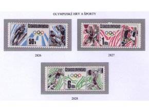 ČS 1988 / 2826-2828 / Olympijské hry a športy **