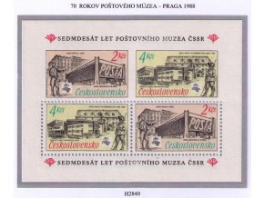 ČS 1988 / 2840 H / 70 rokov Poštového múzea **