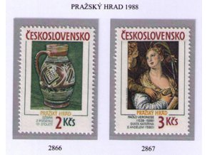 ČS 1988 / 2866-2867 / Pražský hrad **